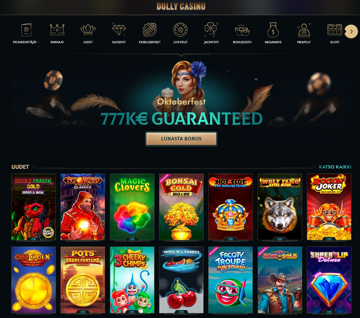 Mikä tekee Dolly Casinosta aidon pelimaailman löytöpaikan