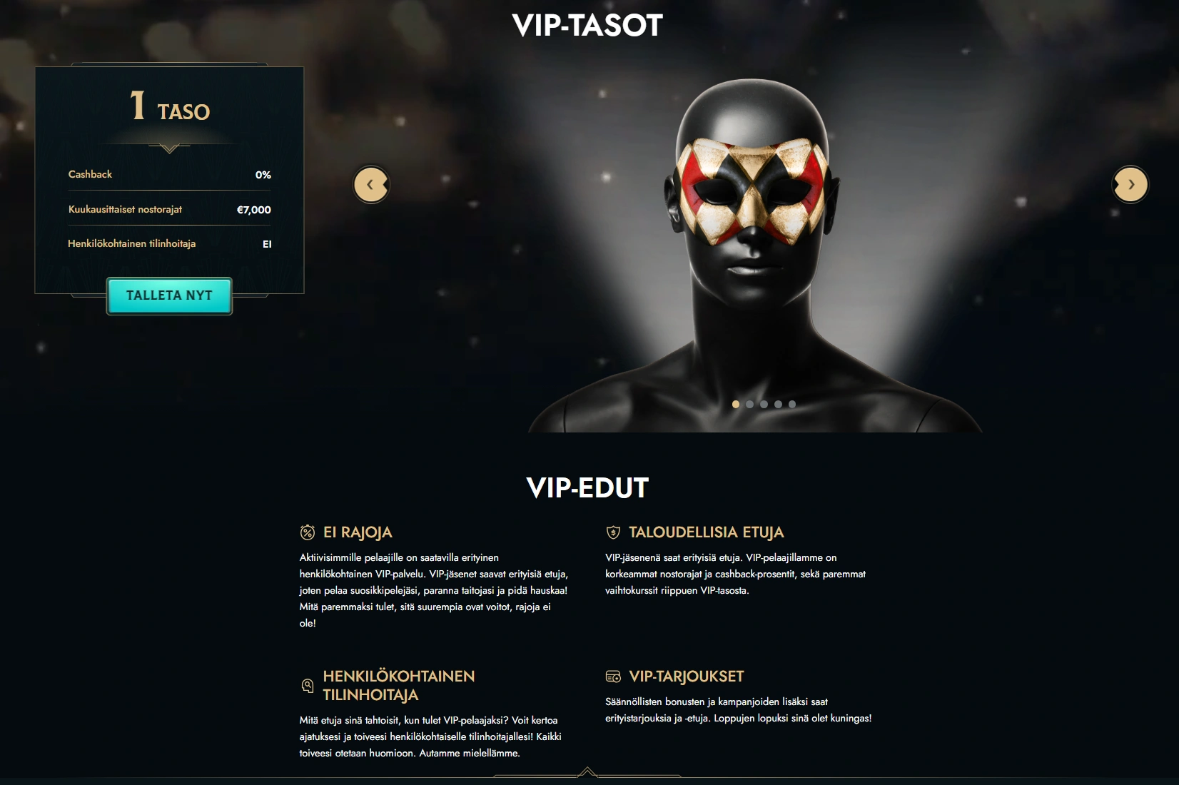 Dolly Casinon VIP-ohjelma